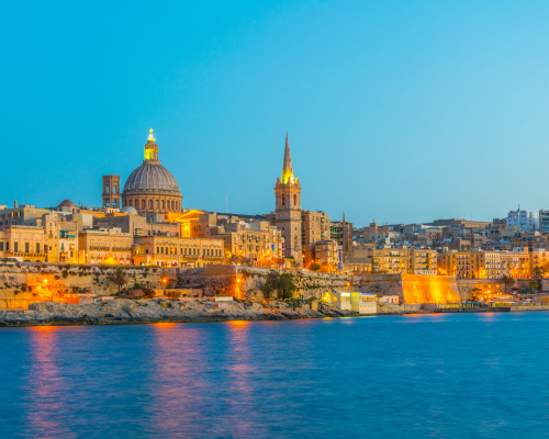 Malta - Valletta Skyline